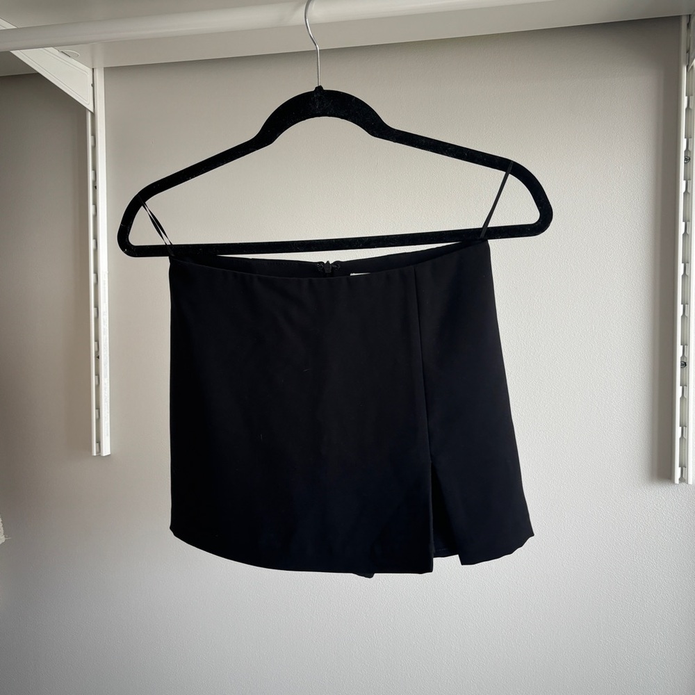 Amanda Uprichard Black Mini Skort